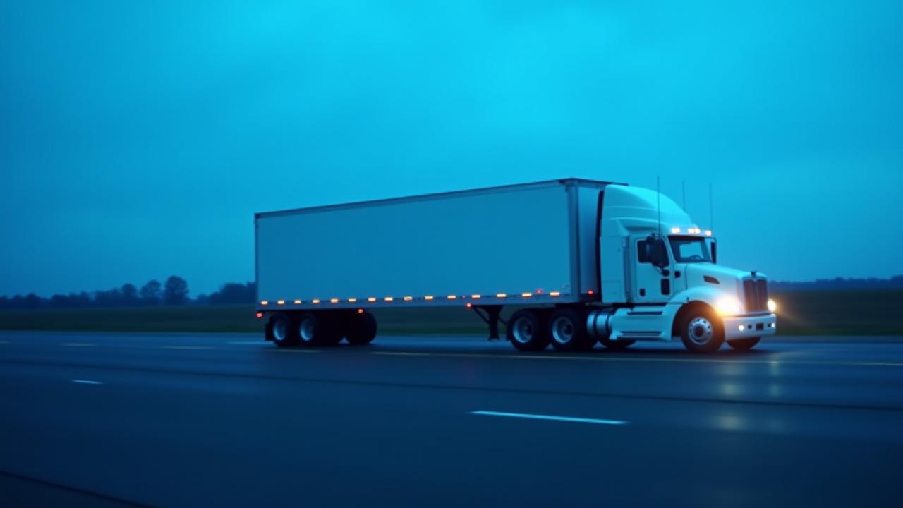 D&D Trucking tractor-trailer on a clear Ohio highway